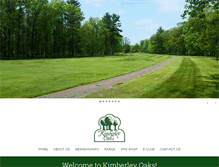 Tablet Screenshot of kimberleyoaksgolf.com